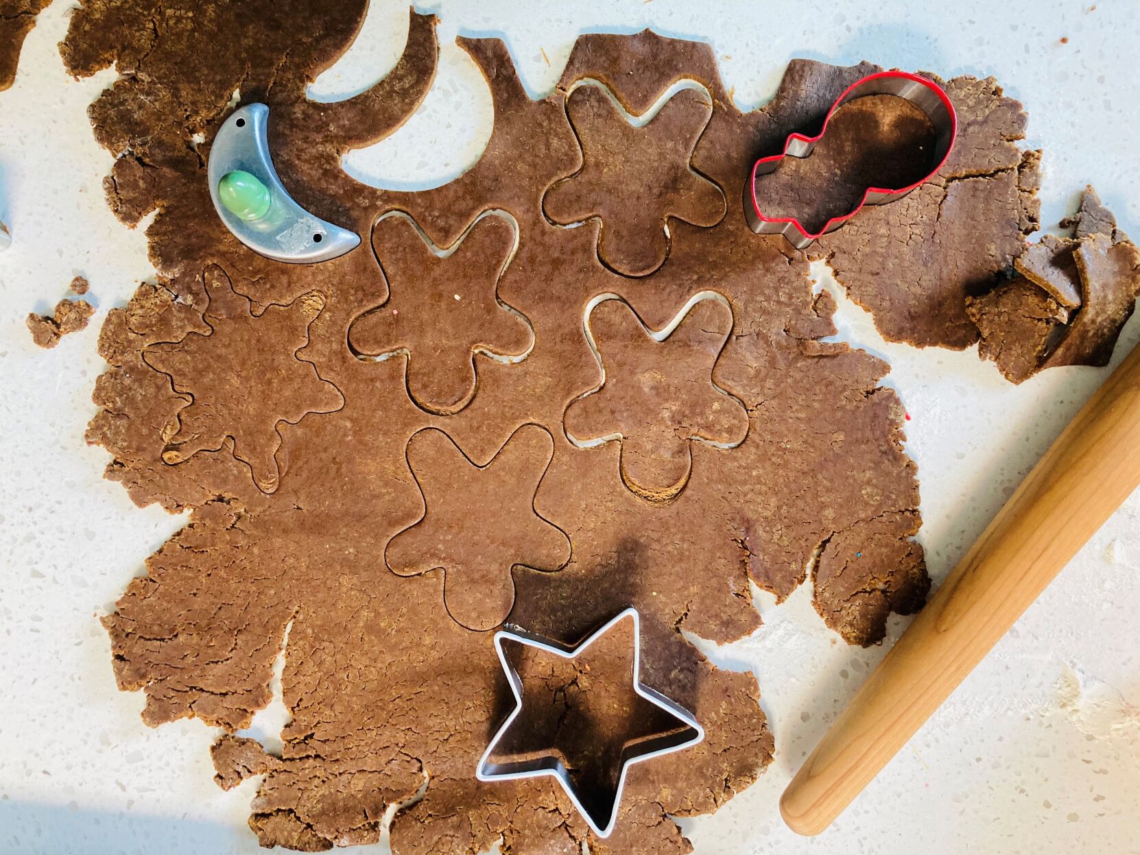 Gingerbread cookie dough